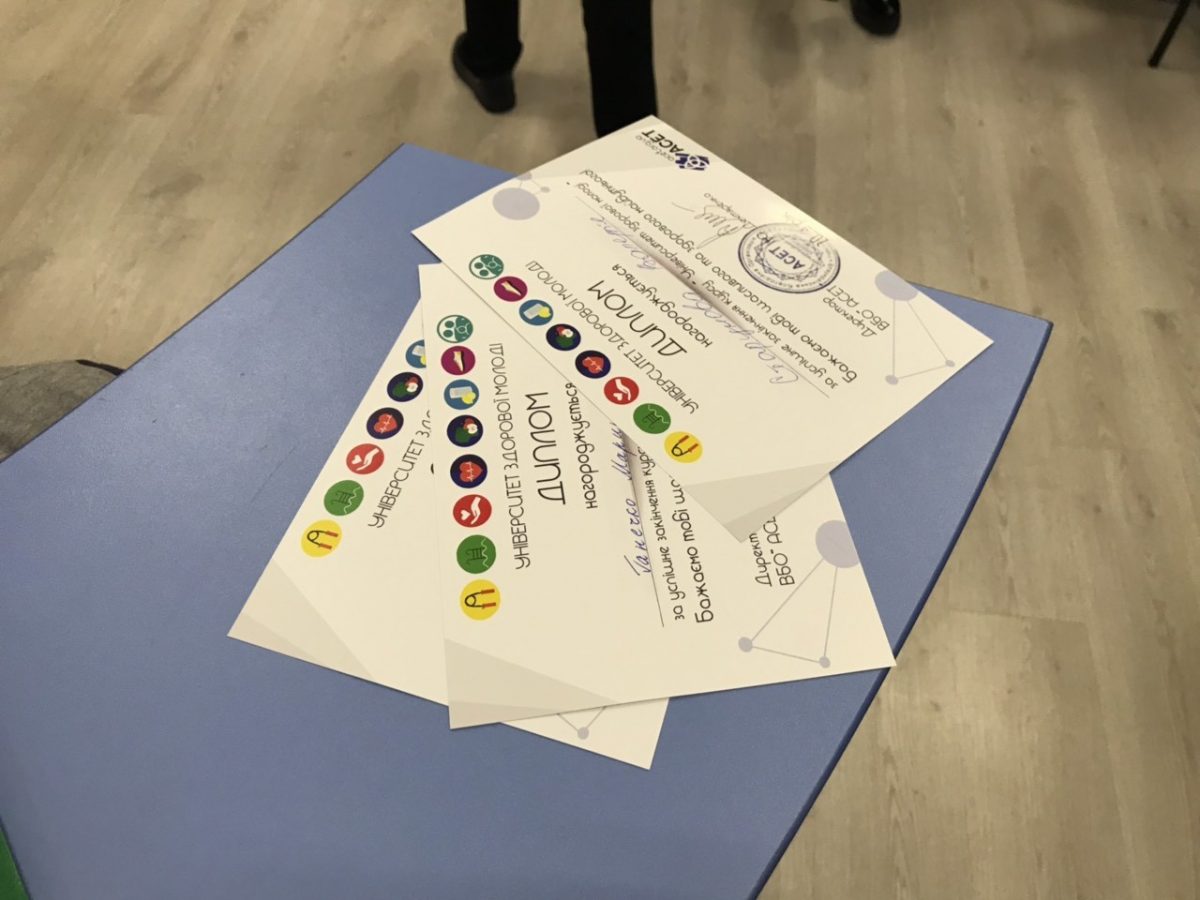 Фінансування проєкту Університет Здорової Молоді